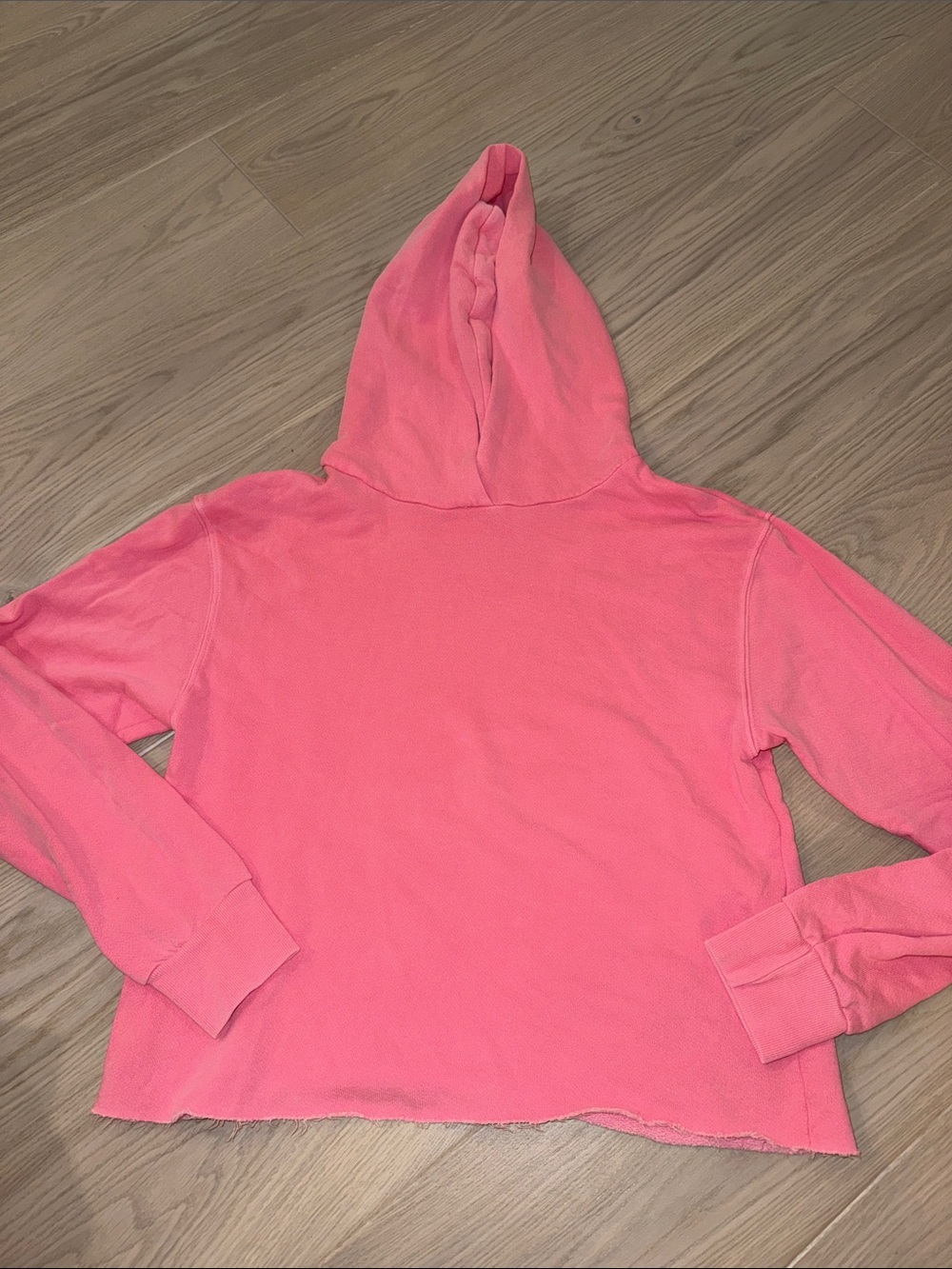 Perfect White Tee Heart Hoodie, XSmall, Pink